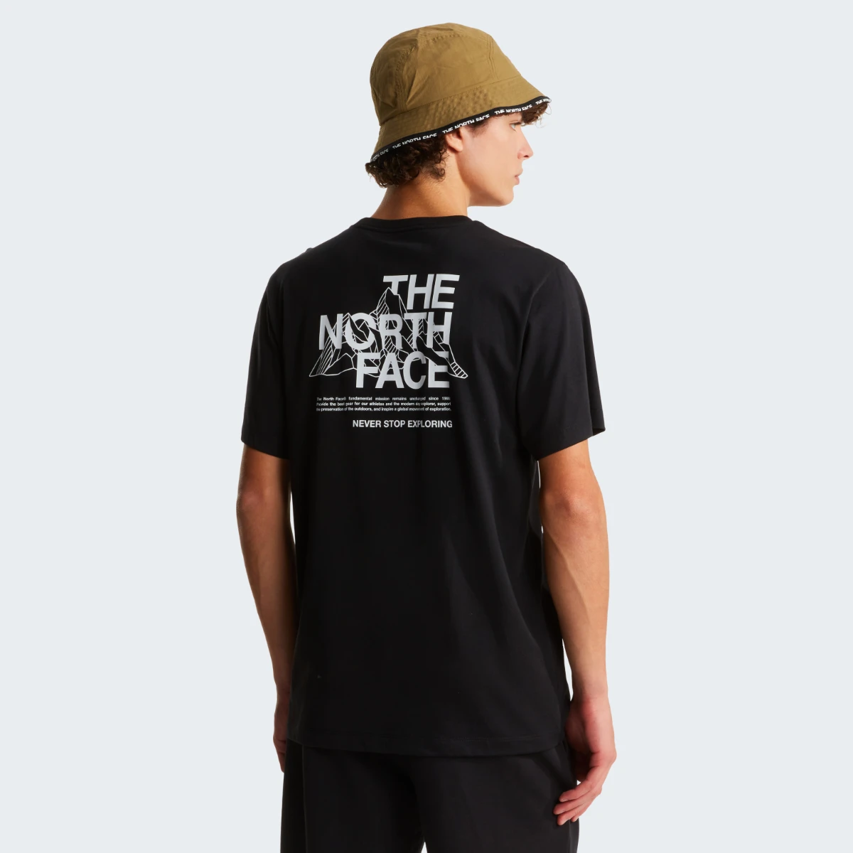 THE NORTH FACE - חולצת טי קצרה גברים MOUNTAIN SKETCH – TA8GUZJK3 – tnf-black – 1