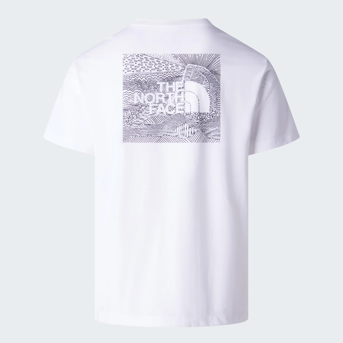 THE NORTH FACE - חולצת טי קצרה גברים NSE BOX – TA8GV2FN4 – tnf-white – 7