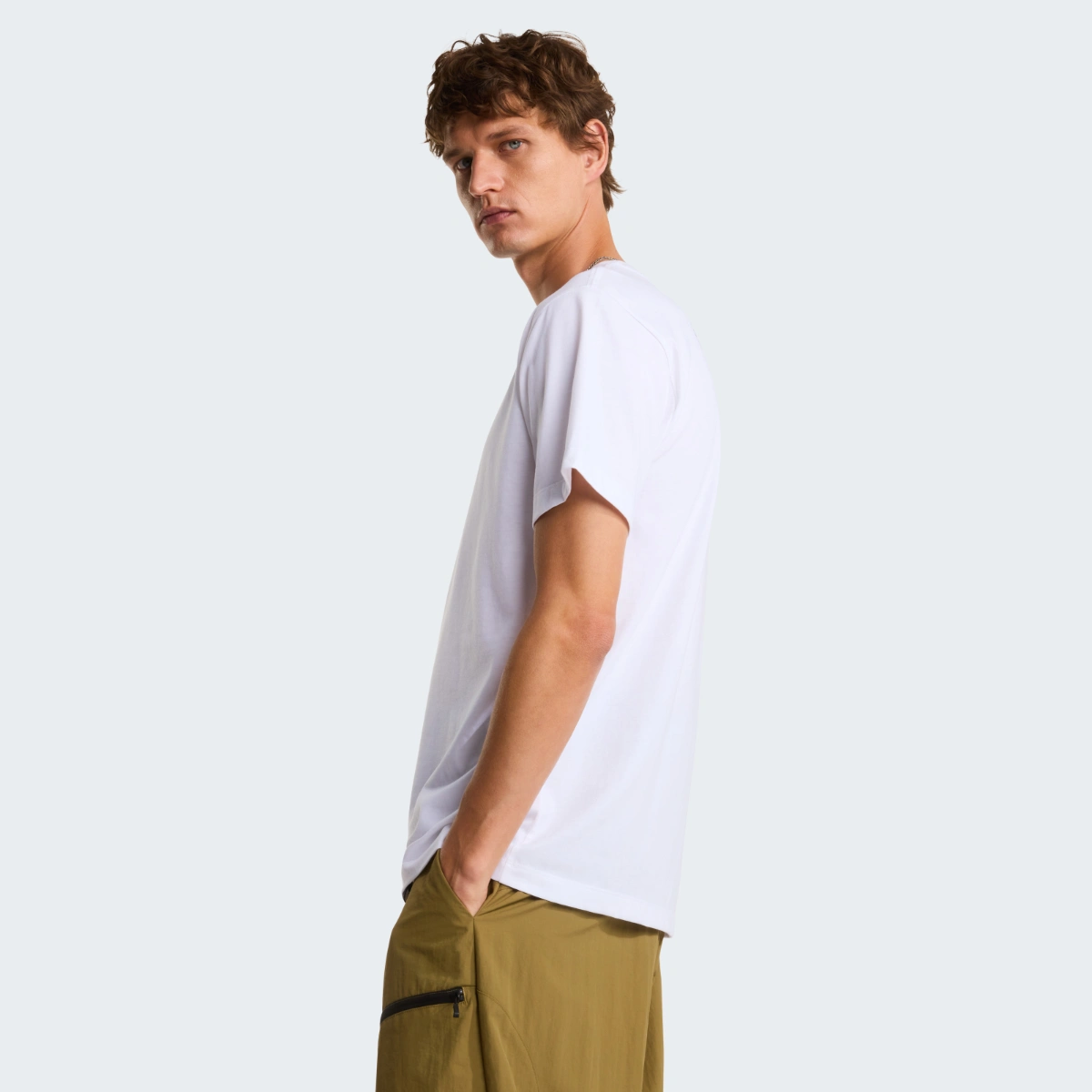 THE NORTH FACE - חולצת טי קצרה גברים NSE BOX – TA8GV2FN4 – tnf-white – 3