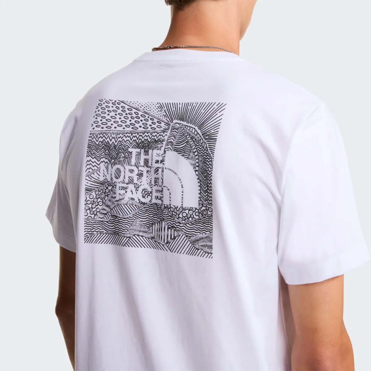 THE NORTH FACE - חולצת טי קצרה גברים NSE BOX – TA8GV2FN4 – tnf-white – 5