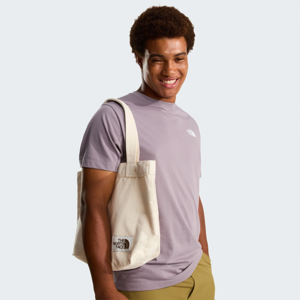 THE NORTH FACE - חולצת טי קצרה גברים NSE BOX – TA8GV2G7O – transcendent-grey – 6