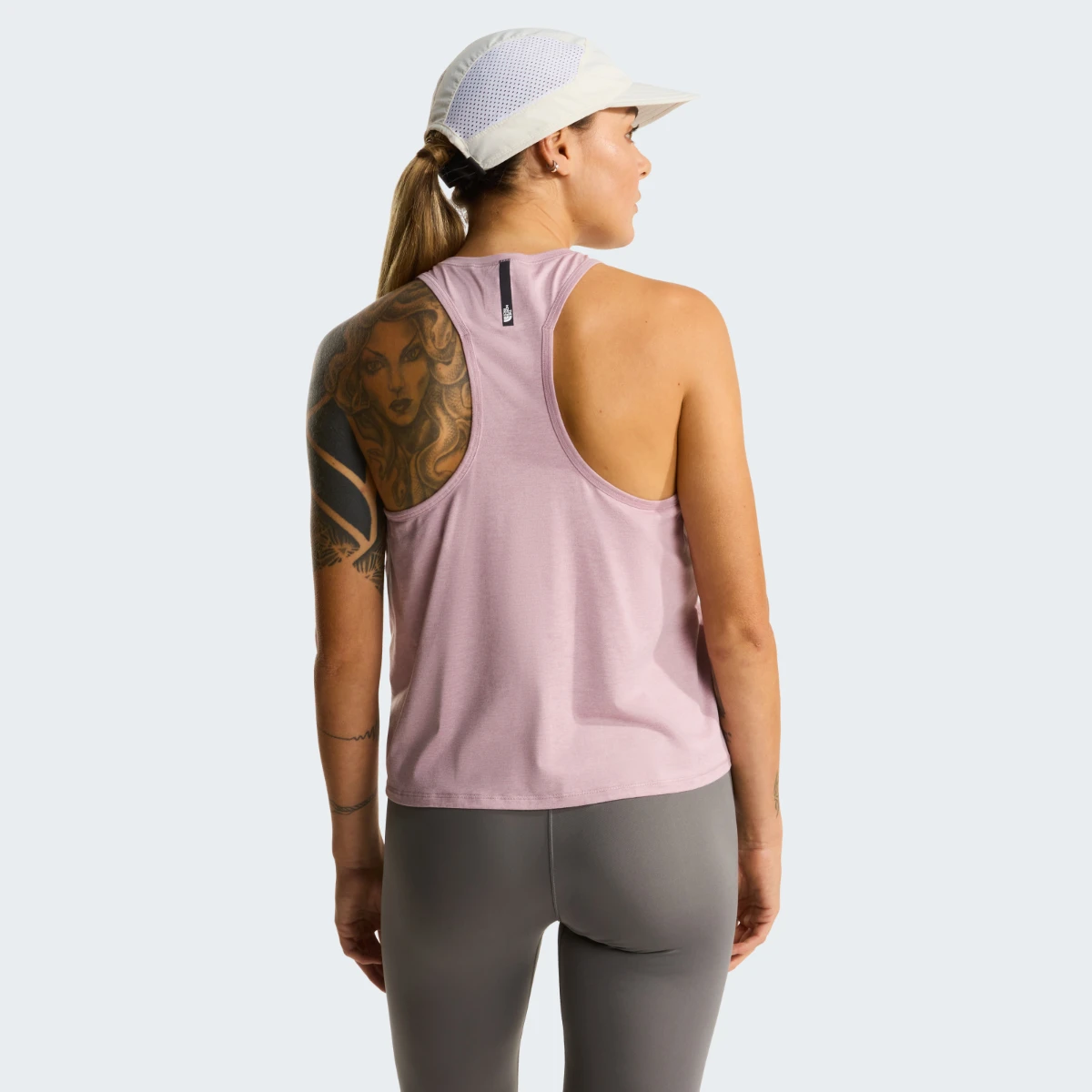 THE NORTH FACE - גופיית כושר נשים JAIDA – TA8GY01KD – metal-pink-light-heather – 3