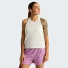 THE NORTH FACE - גופיית כושר נשים JAIDA – TA8GY0QNI – white-dune-light-heather – 1