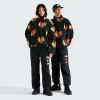 THE NORTH FACE - ג'קט פליס יוניסקס TNF X SKY HIGH FARM 1/2 ZIP – TA8HNBNY1 – tnf-black-straw – 1