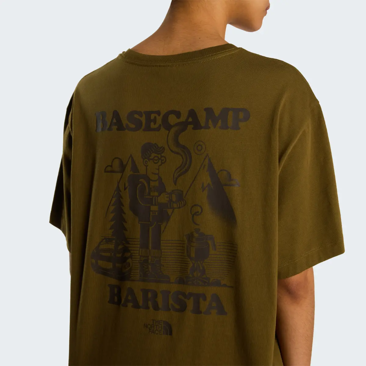 חולצת טי קצרה יוניסקס BASECAMP BARISTA