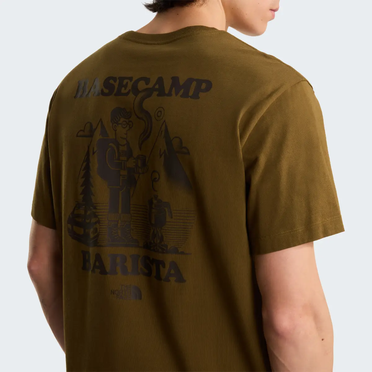 חולצת טי קצרה יוניסקס BASECAMP BARISTA
