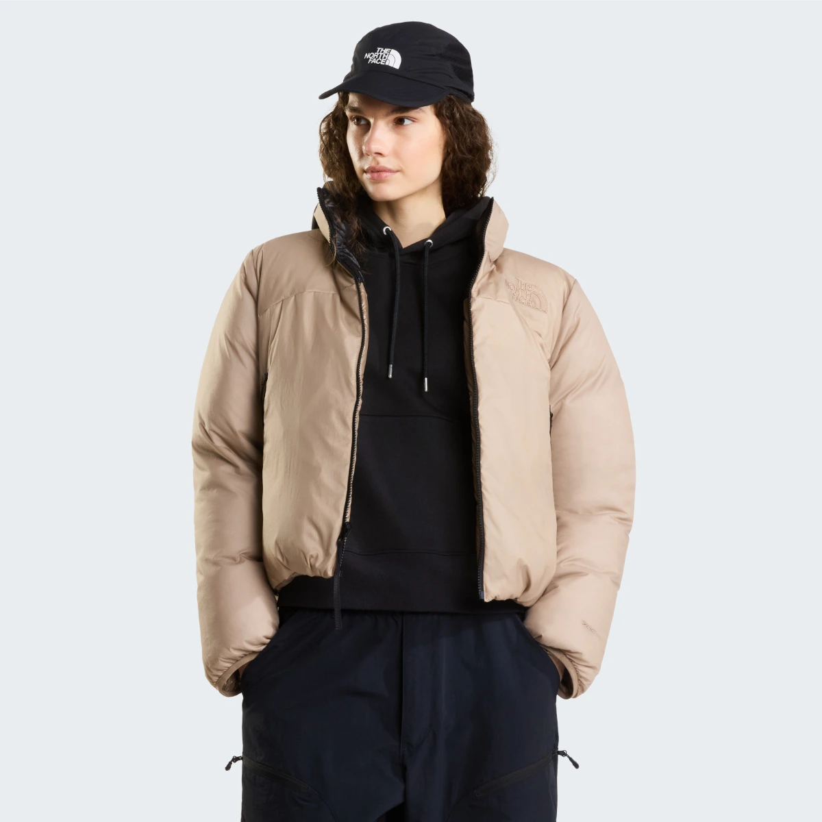 מעיל פוך דו צדדי נשים PERTEX® NUPTSE