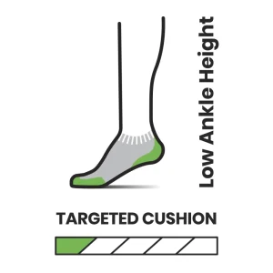 SMARTWOOL TARGETED CUSHION LOW ANKLE גרביים לריצה